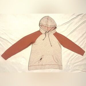 Maurices Women’s Hooded Long Sleeve Two-Tone Hoodie with Drawstring Size Large